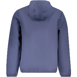 Blu Polyester Men's Jacket