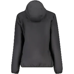 Black Polyester Women's Jacket