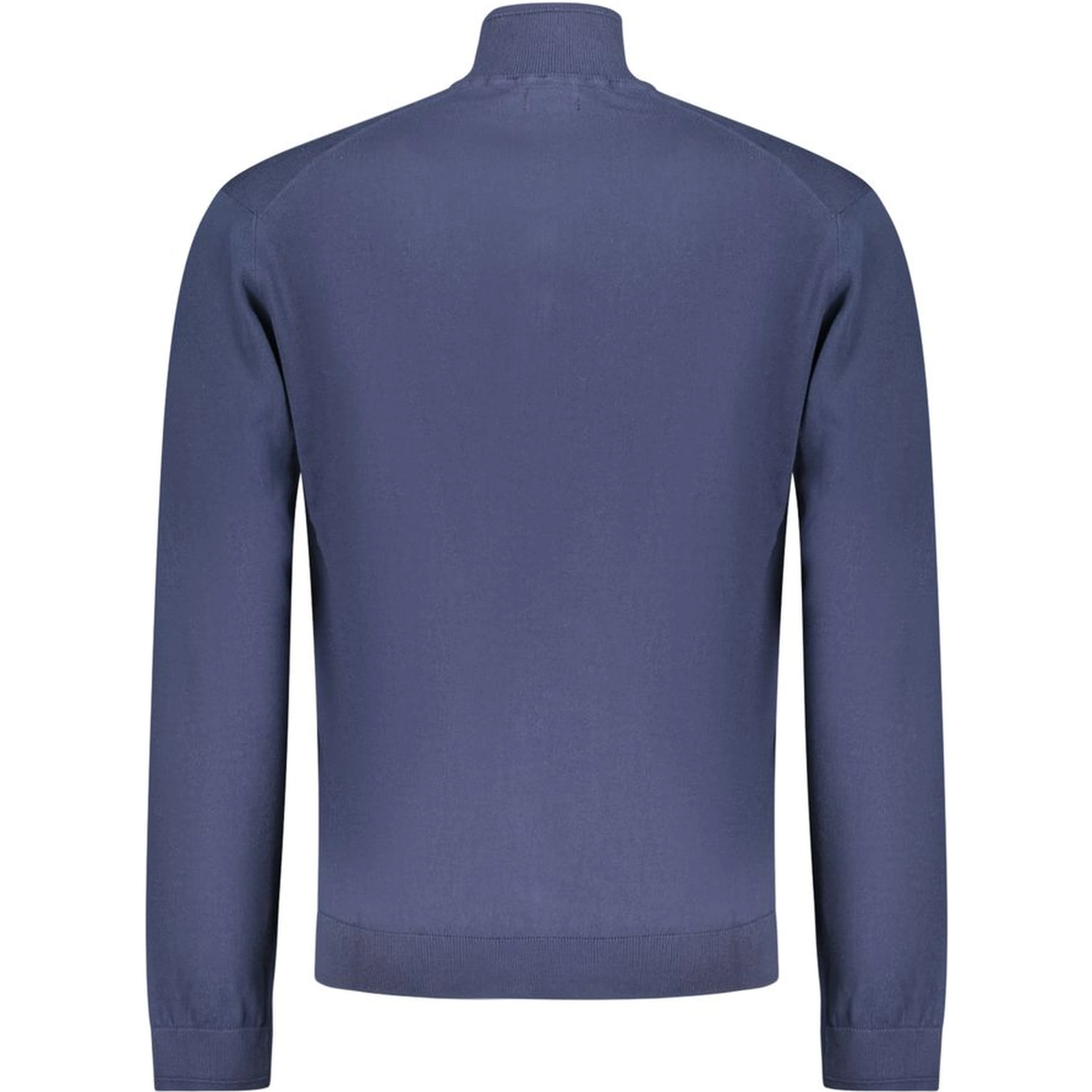 Blue Cotton Men Cardigan