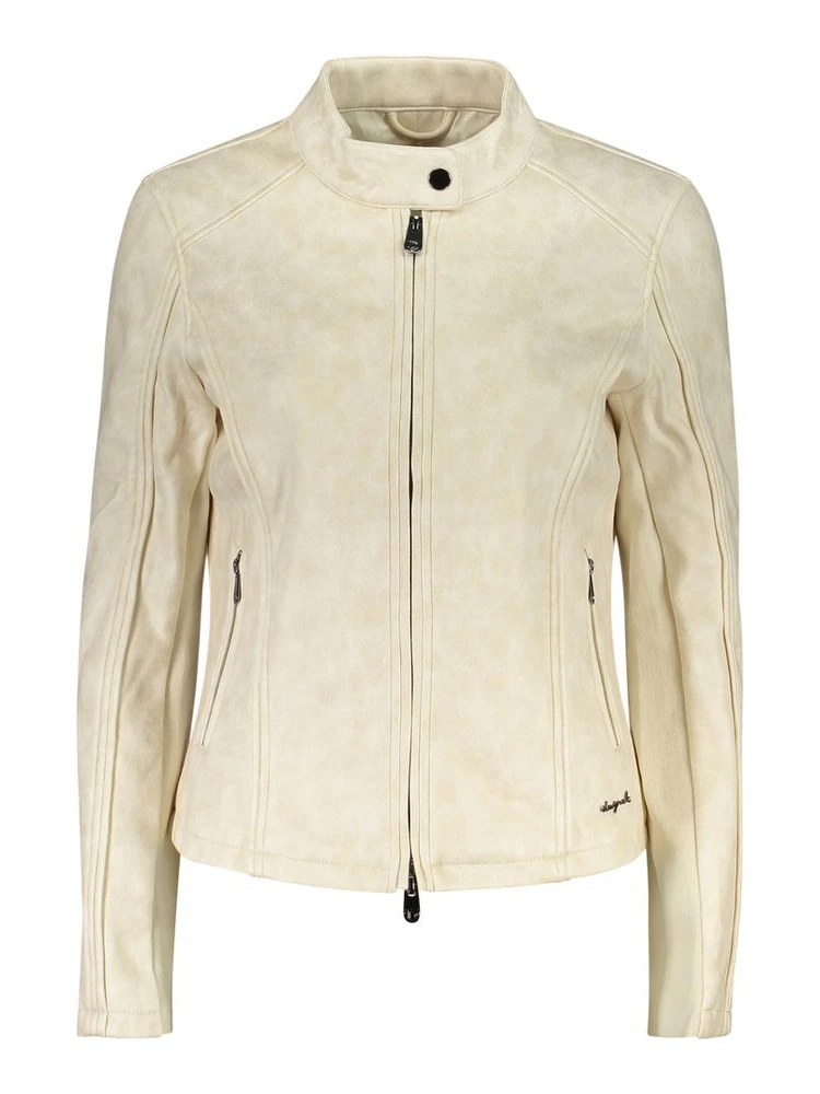 Sand Polyester Women's Jacket
