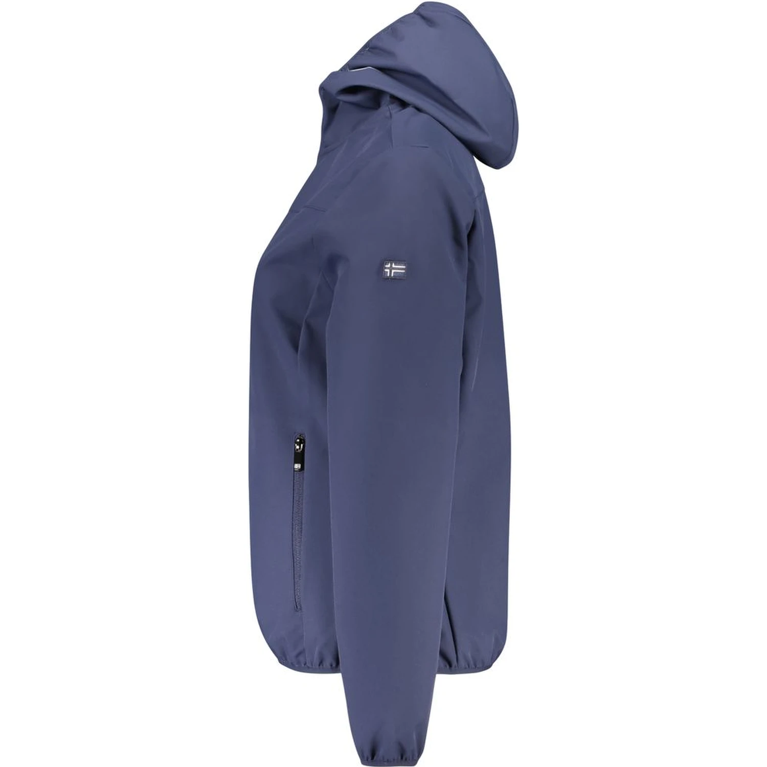 Blu Polyester Women Jacket