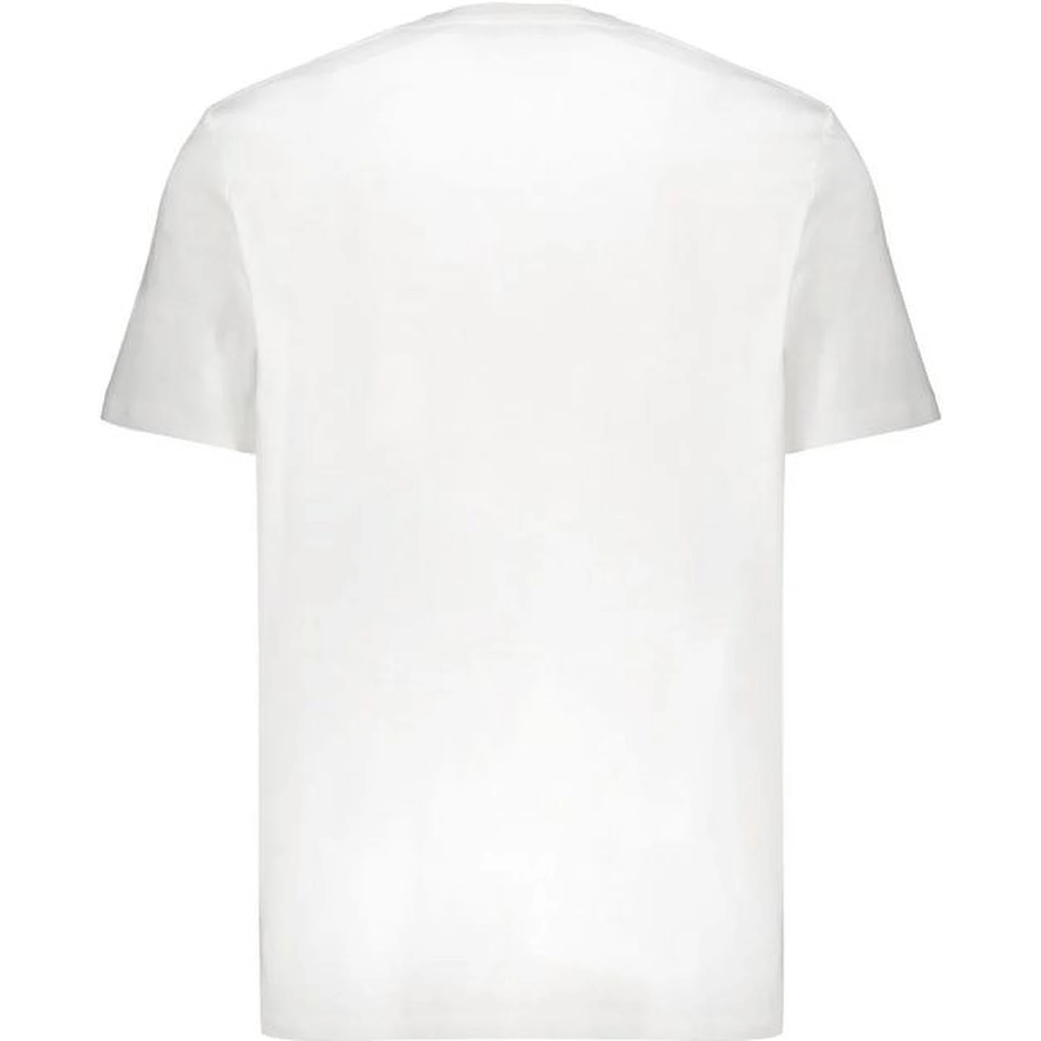 تي شيرت قطني أبيض