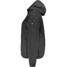 Black Polyester Women's Jacket