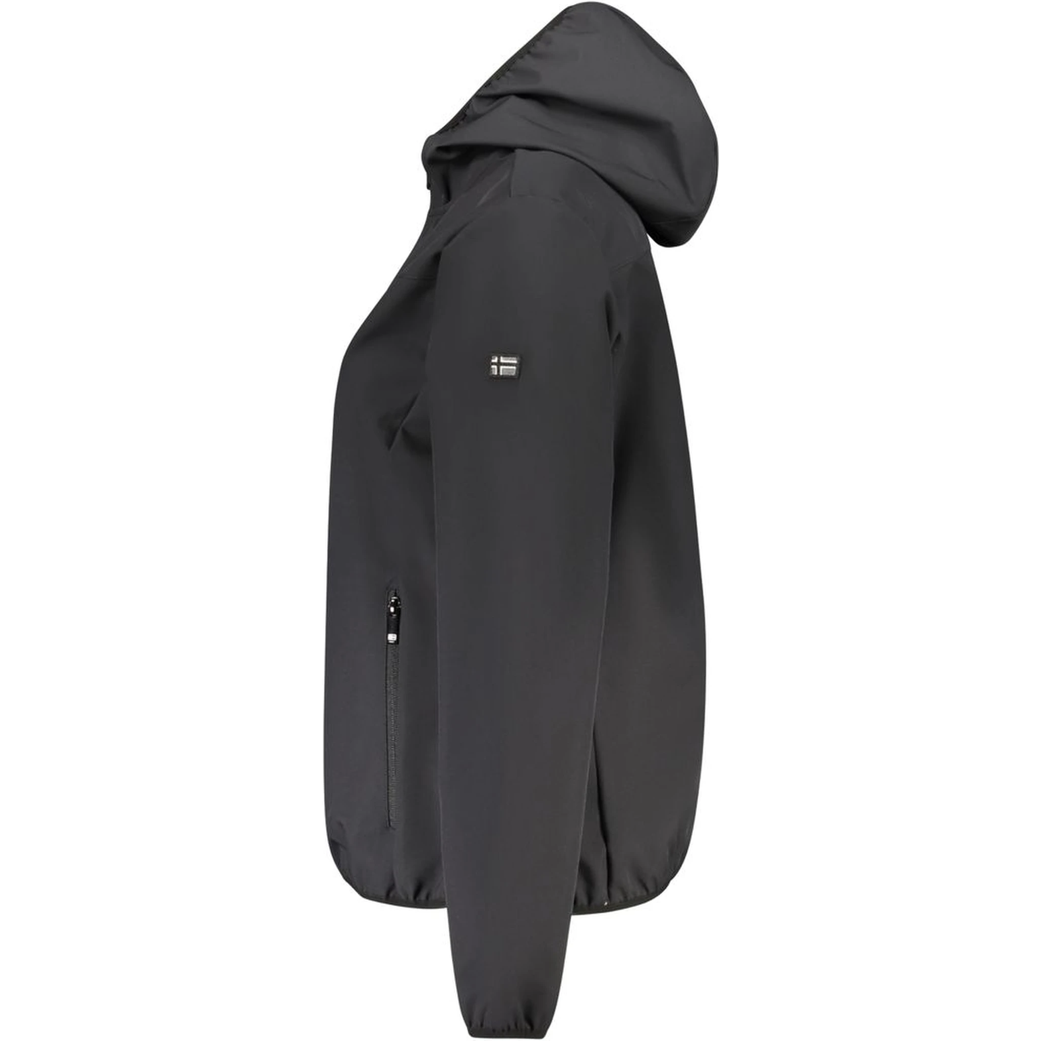 Black Polyester Women's Jacket