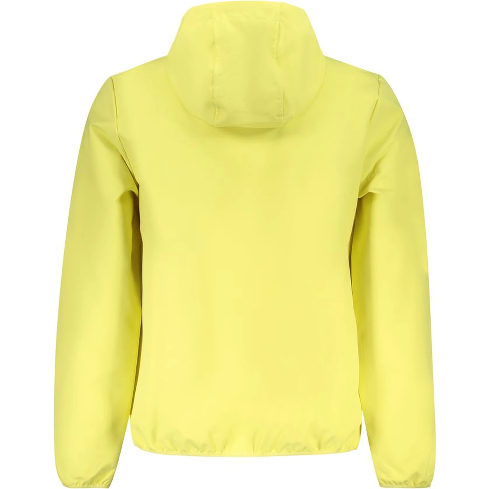 Yellow Polyester Men's Jacket