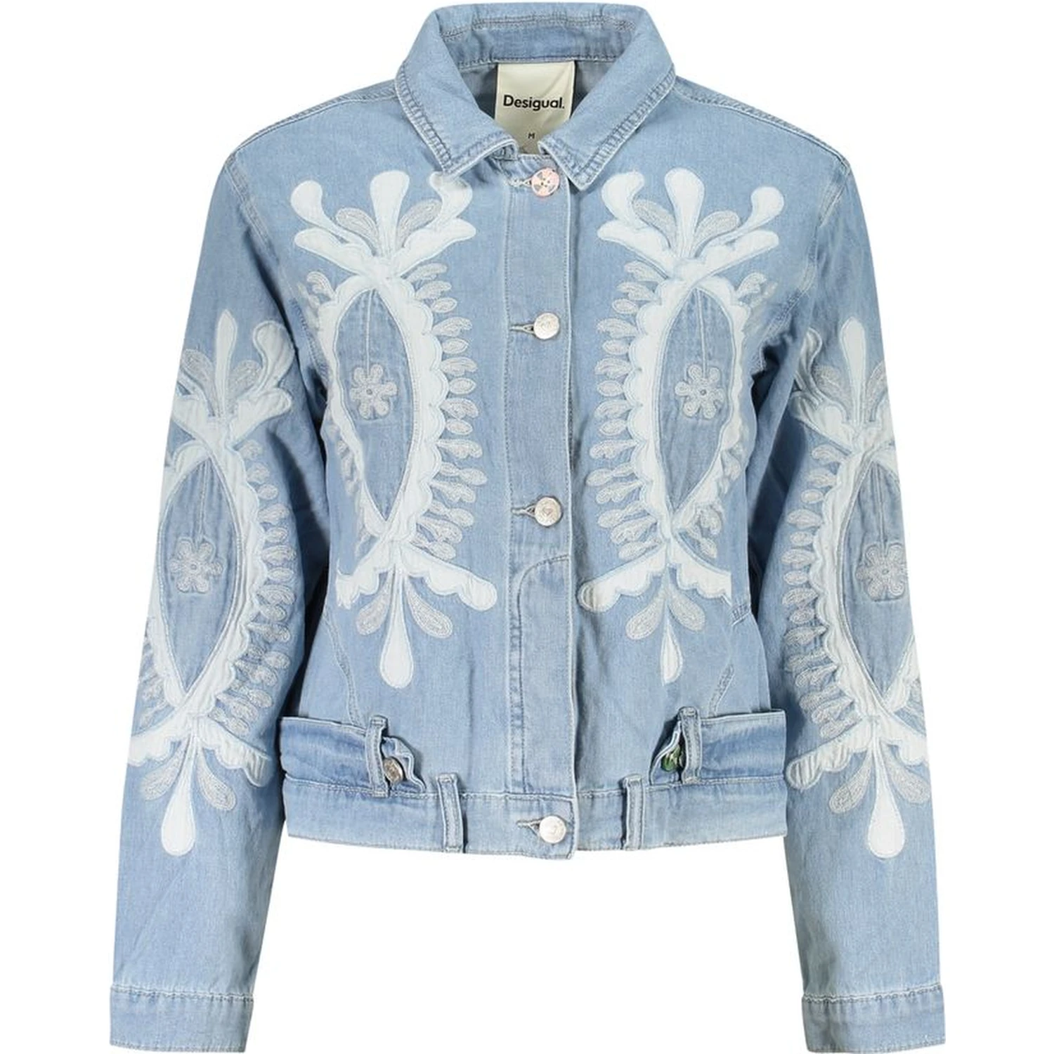 Azzurro Cotton Women Jacket