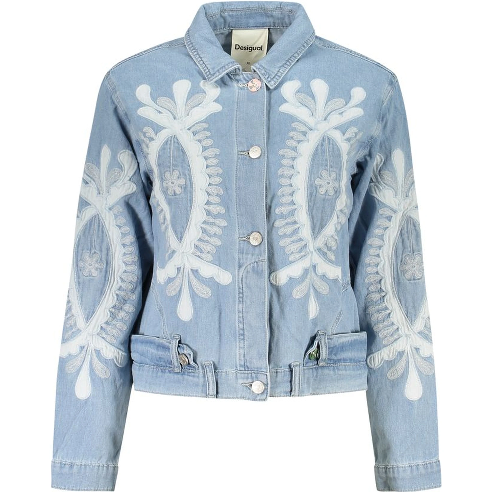 Azzurro Cotton Women Jacket