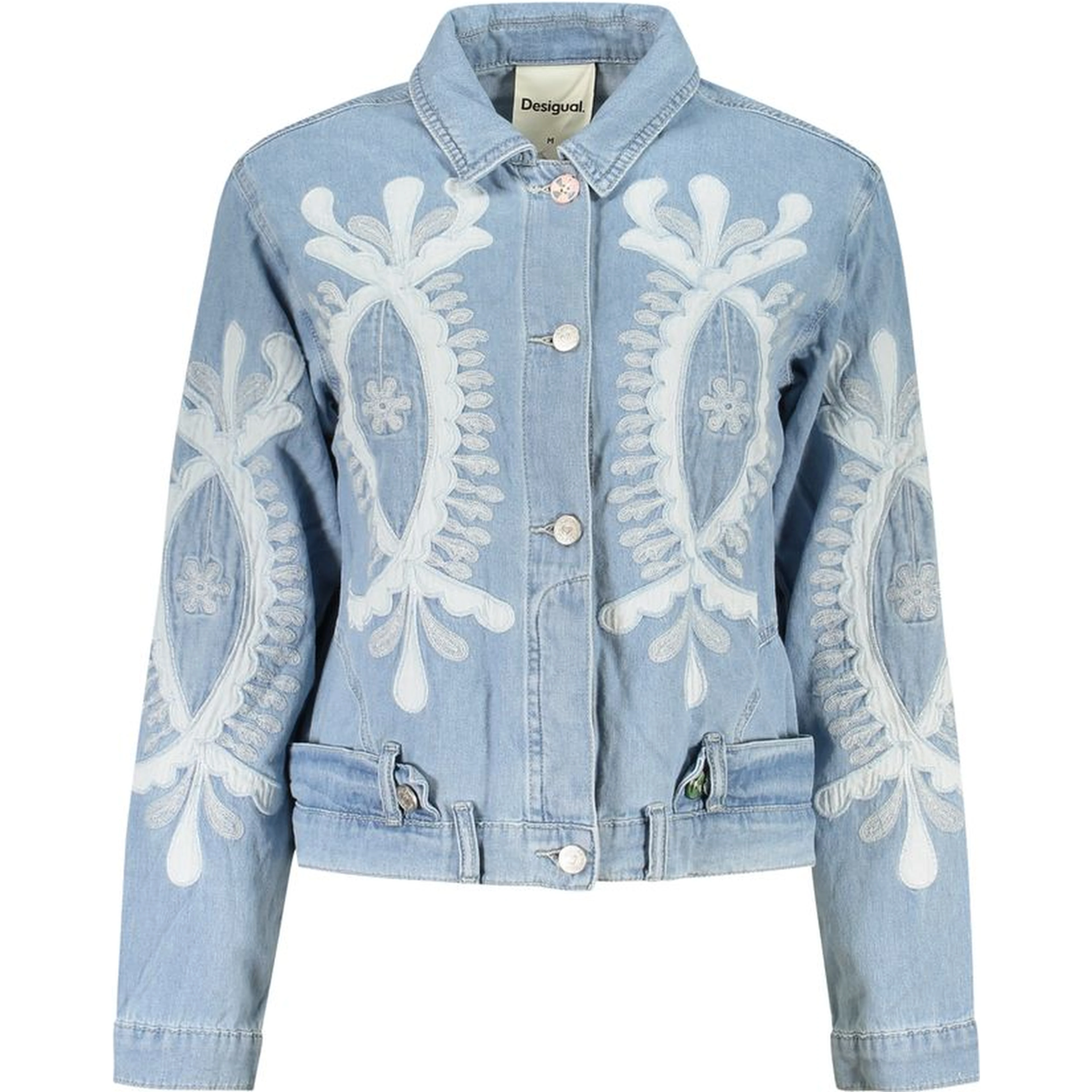 Azzurro Cotton Women Jacket