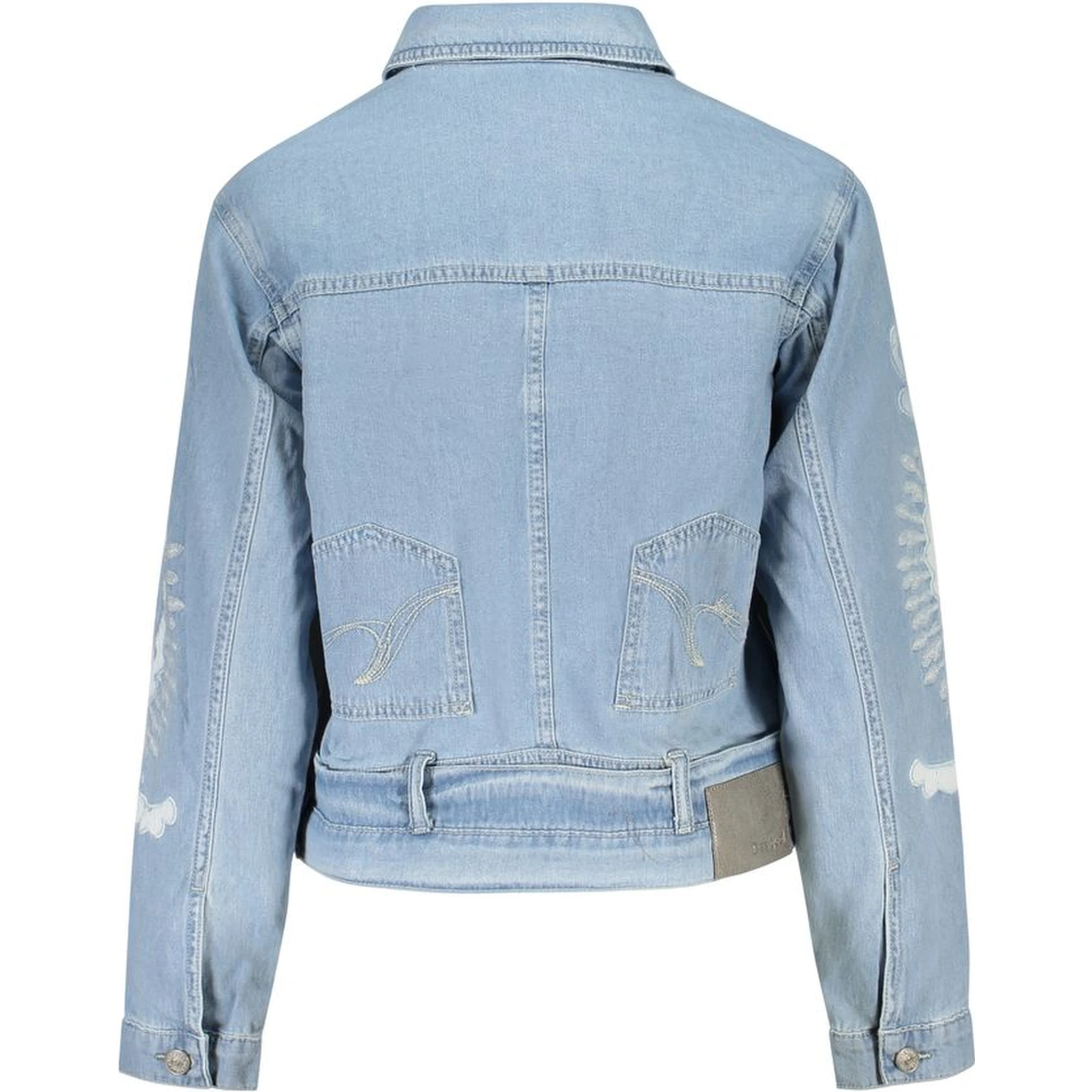 Azzurro Cotton Women Jacket