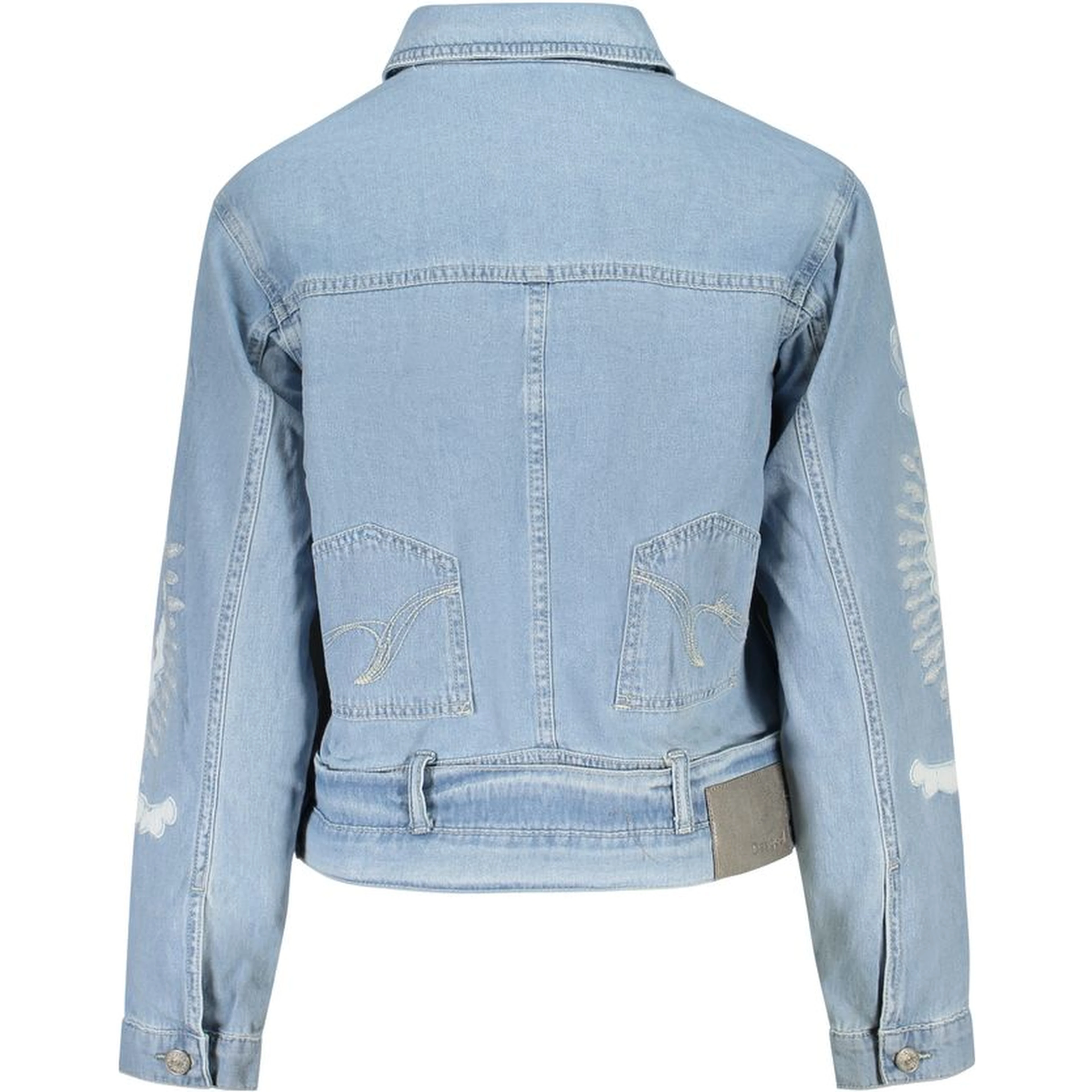 Azzurro Cotton Women Jacket