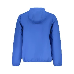 Blu Polyester Men's Jacket