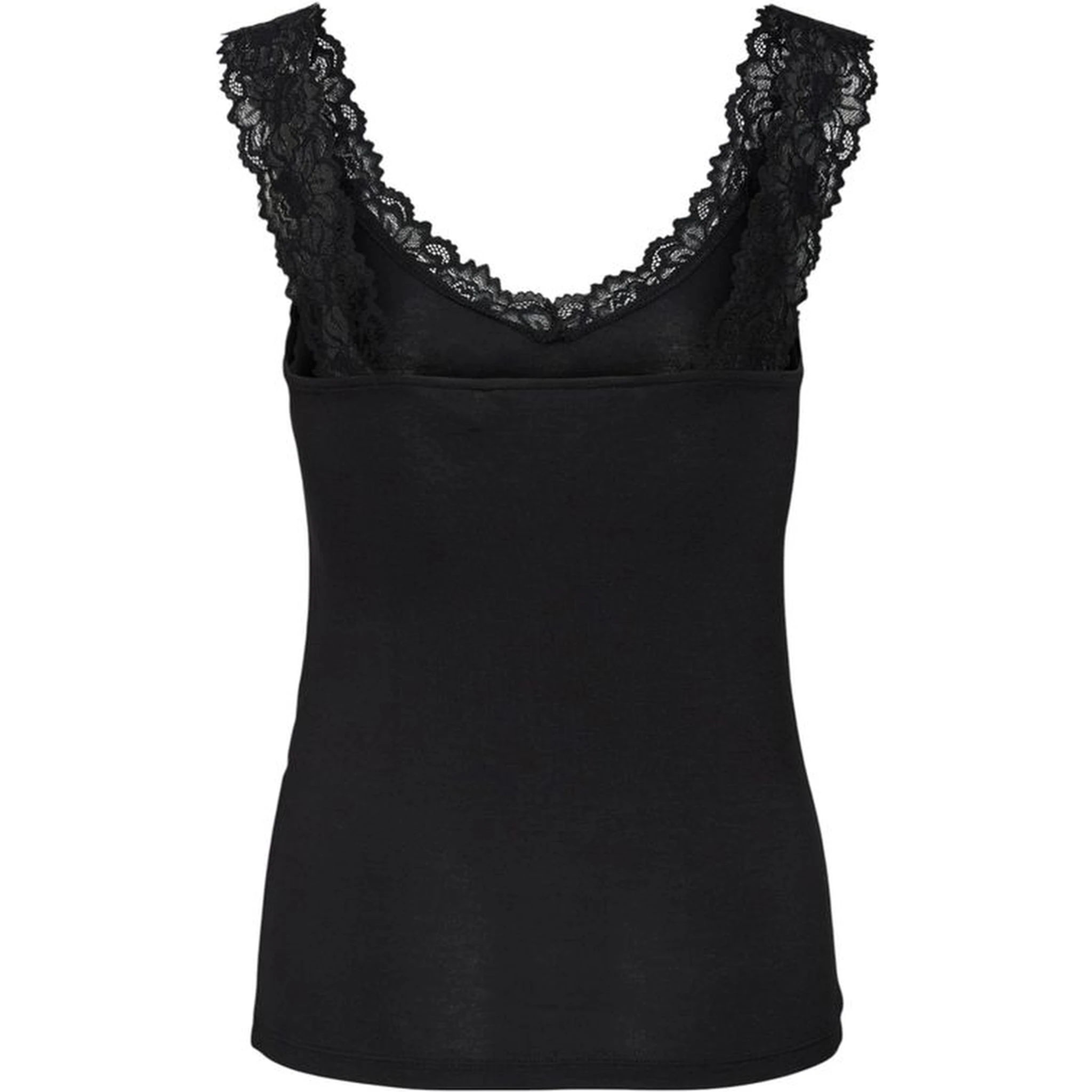 Black Viscose Tank Tops