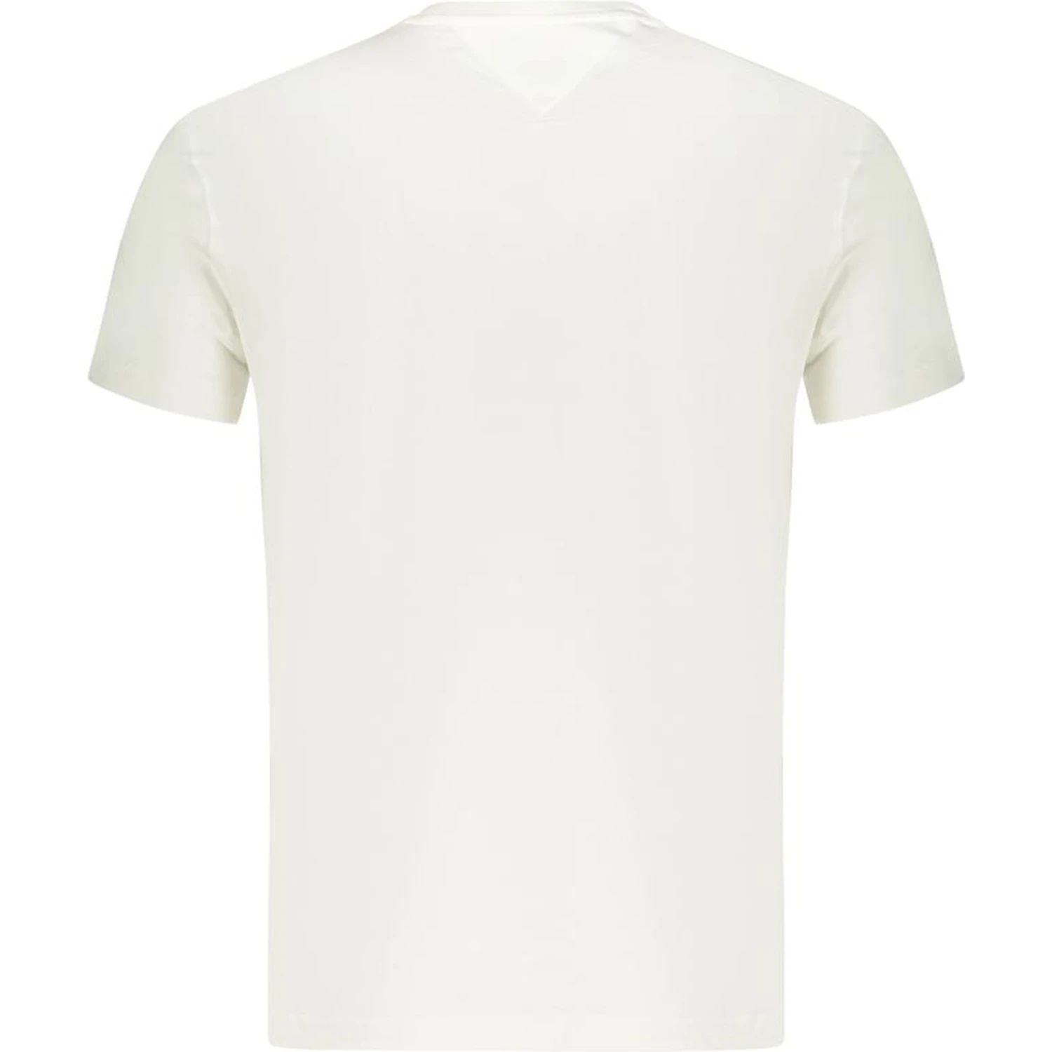 White Cotton Men T-Shirt