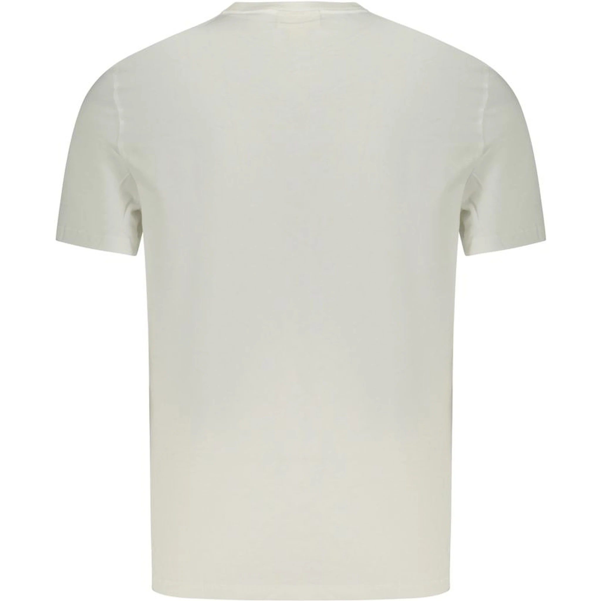 White Cotton Men T-Shirt