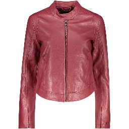 Rosso Polyurethane Women Jacket