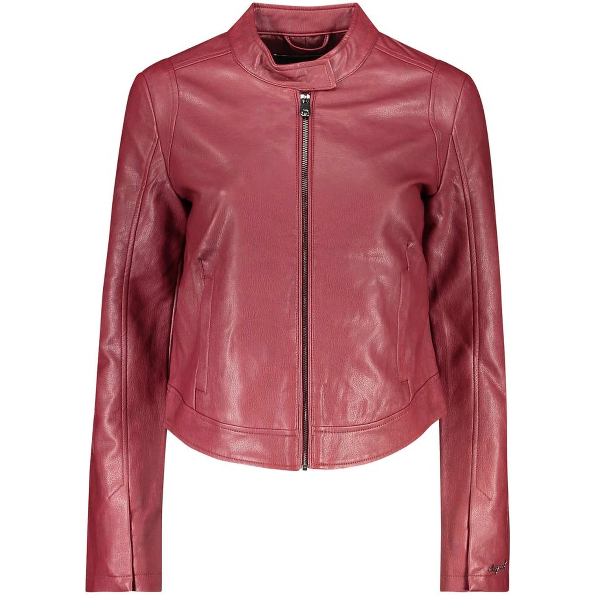 Rosso Polyurethane Women Jacket
