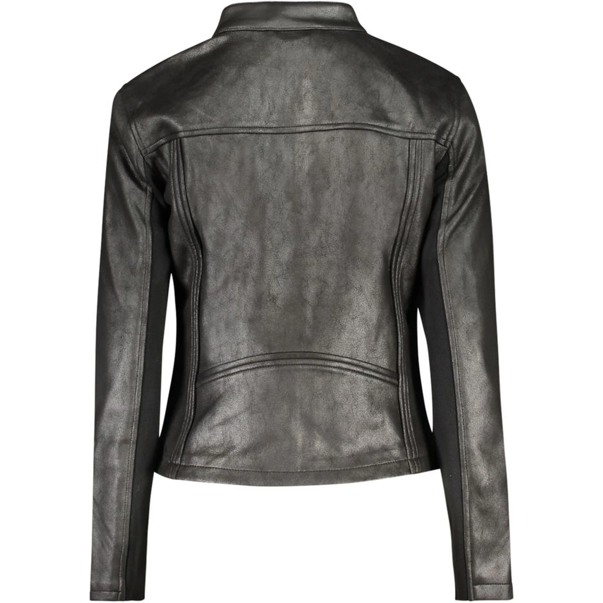 Black Polyester Women Jacket