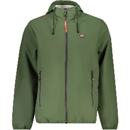 Verde Polyester Mens Jacket