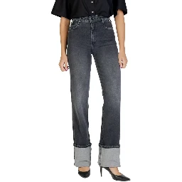 Black Cotton Skinny Jeans