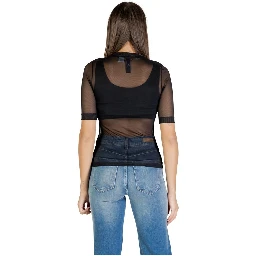 Black Polyester Blouse