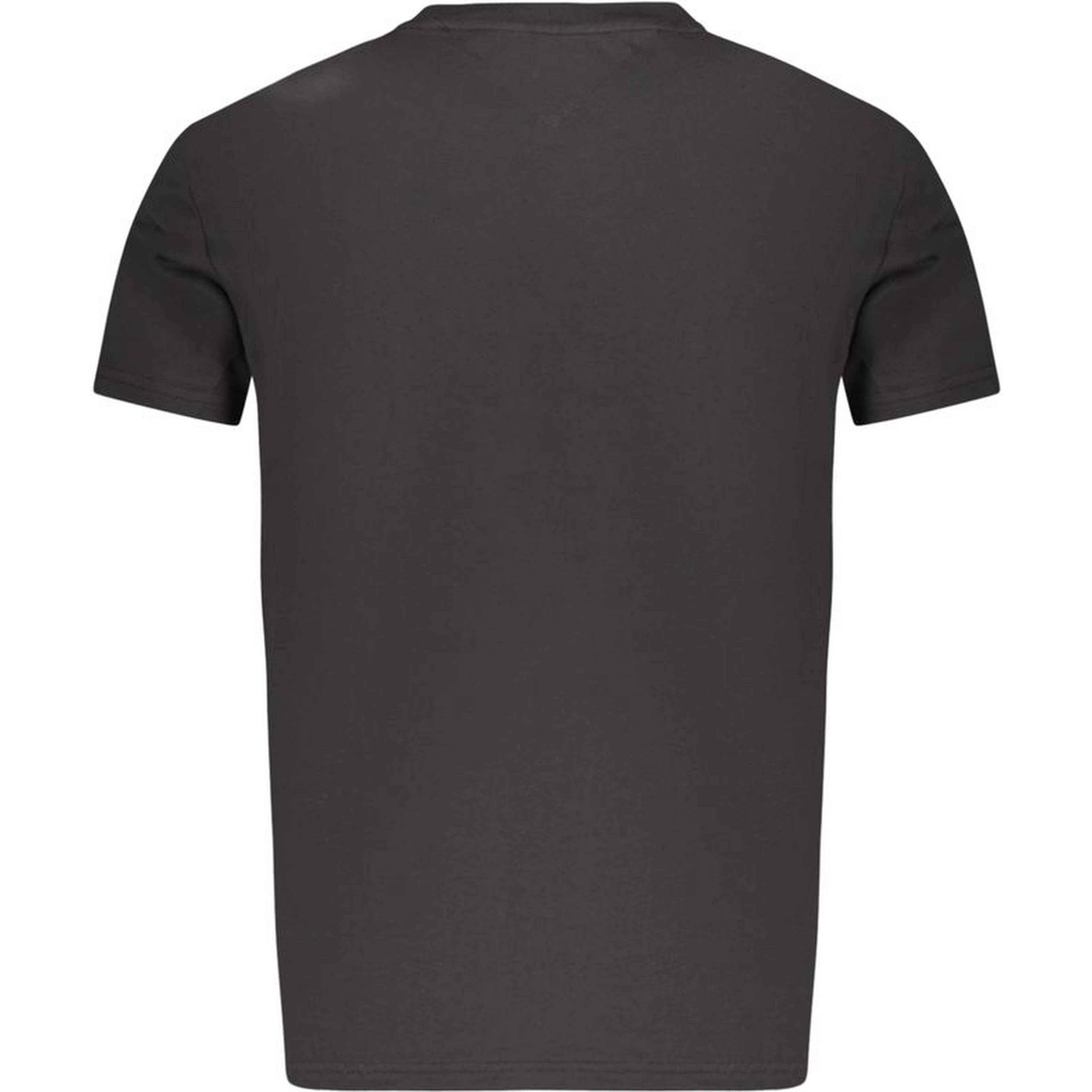Black Cotton Men T-Shirt