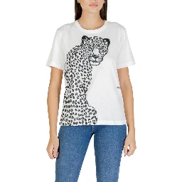 تي شيرت قطني أبيض