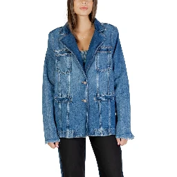 Blue Cotton Blazer