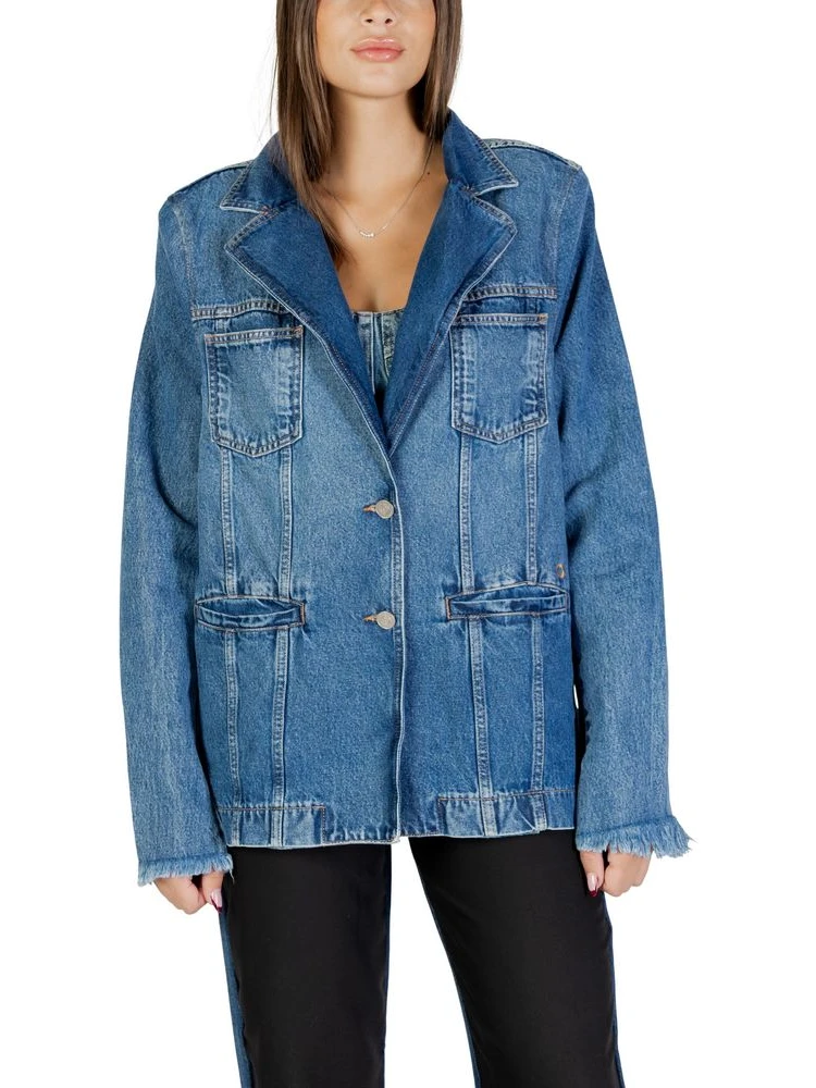 Blue Cotton Blazer