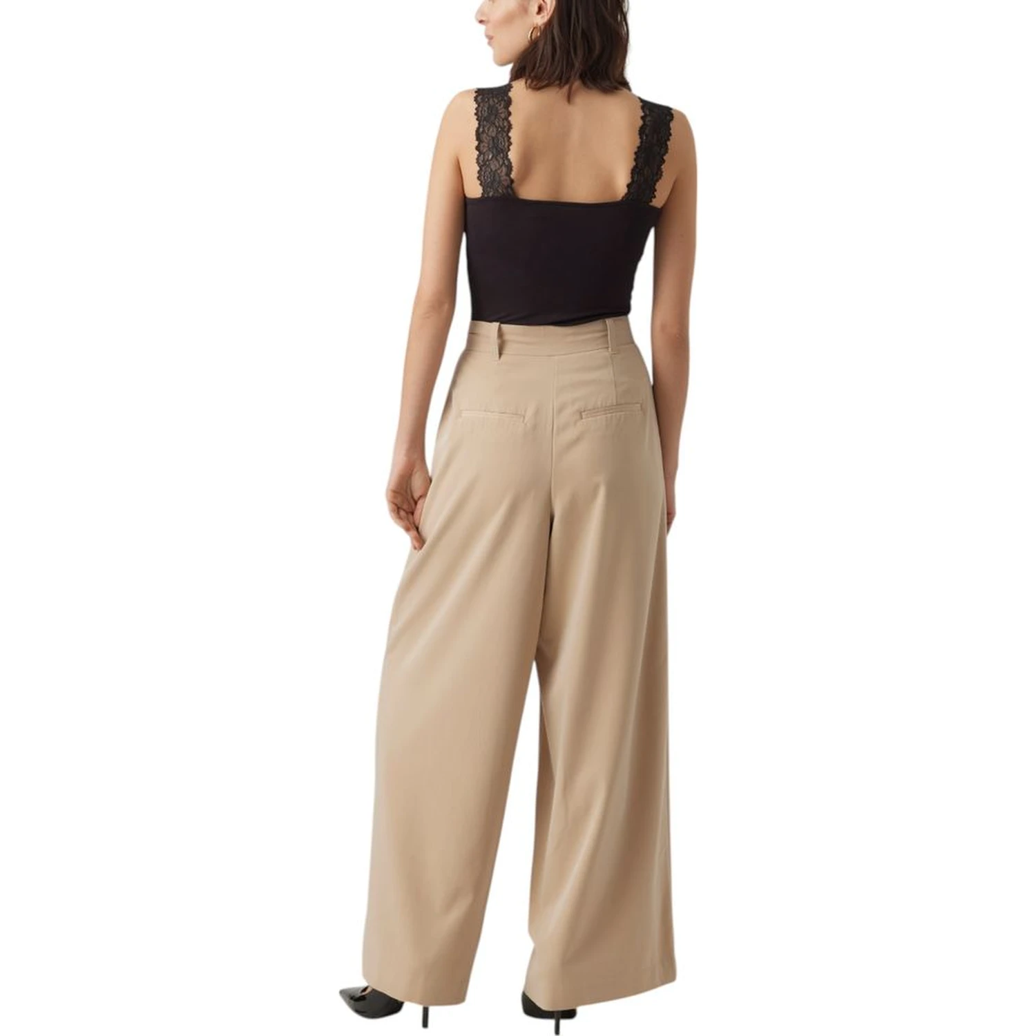 Black Viscose Tank Tops