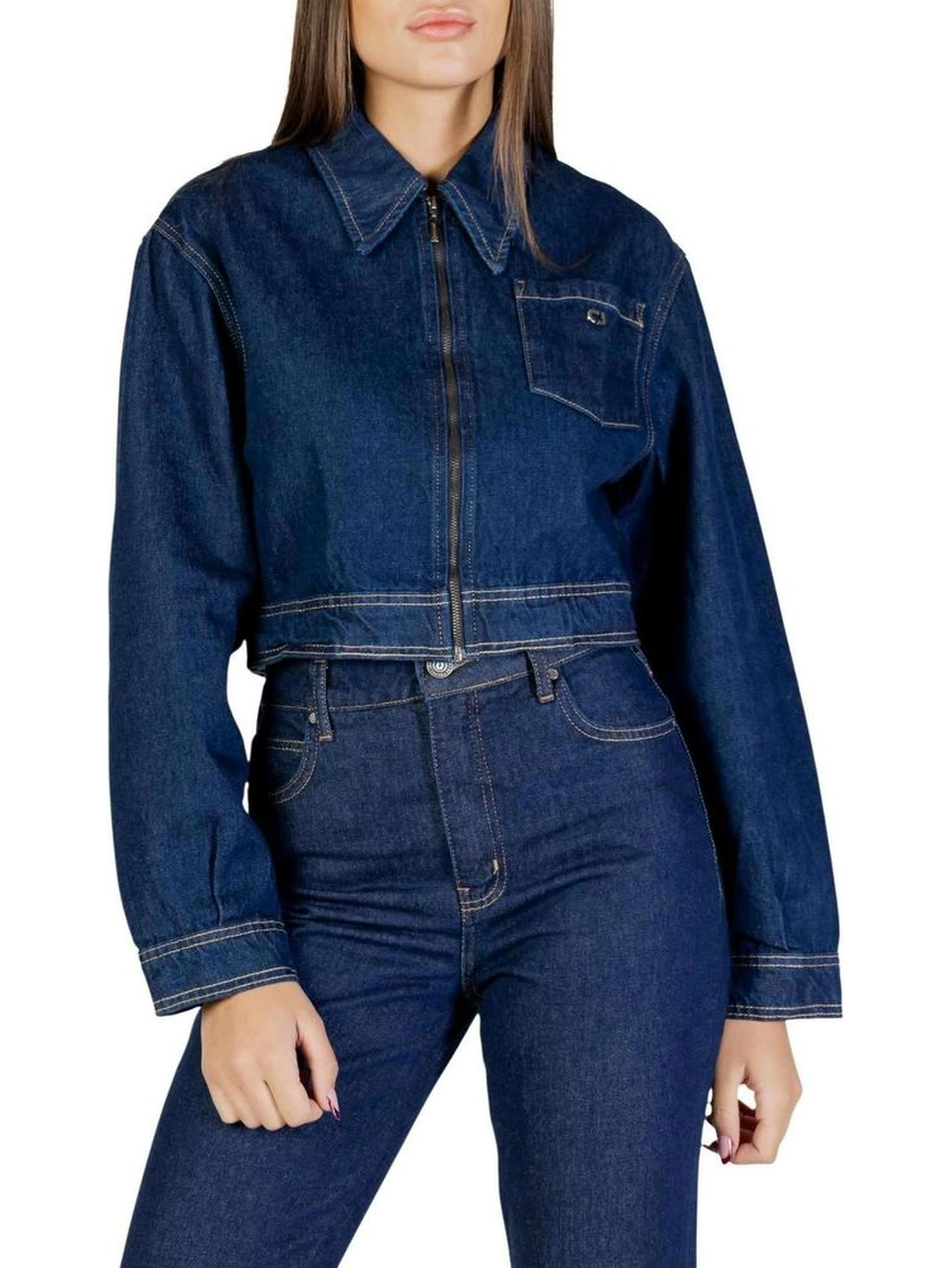 Blue Cotton Denim Jacket