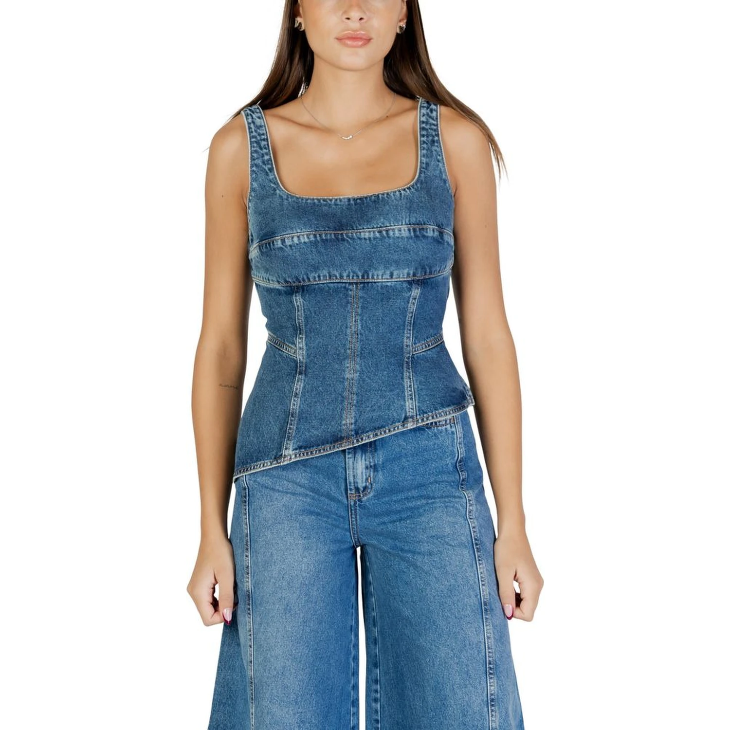 Blue Cotton Top