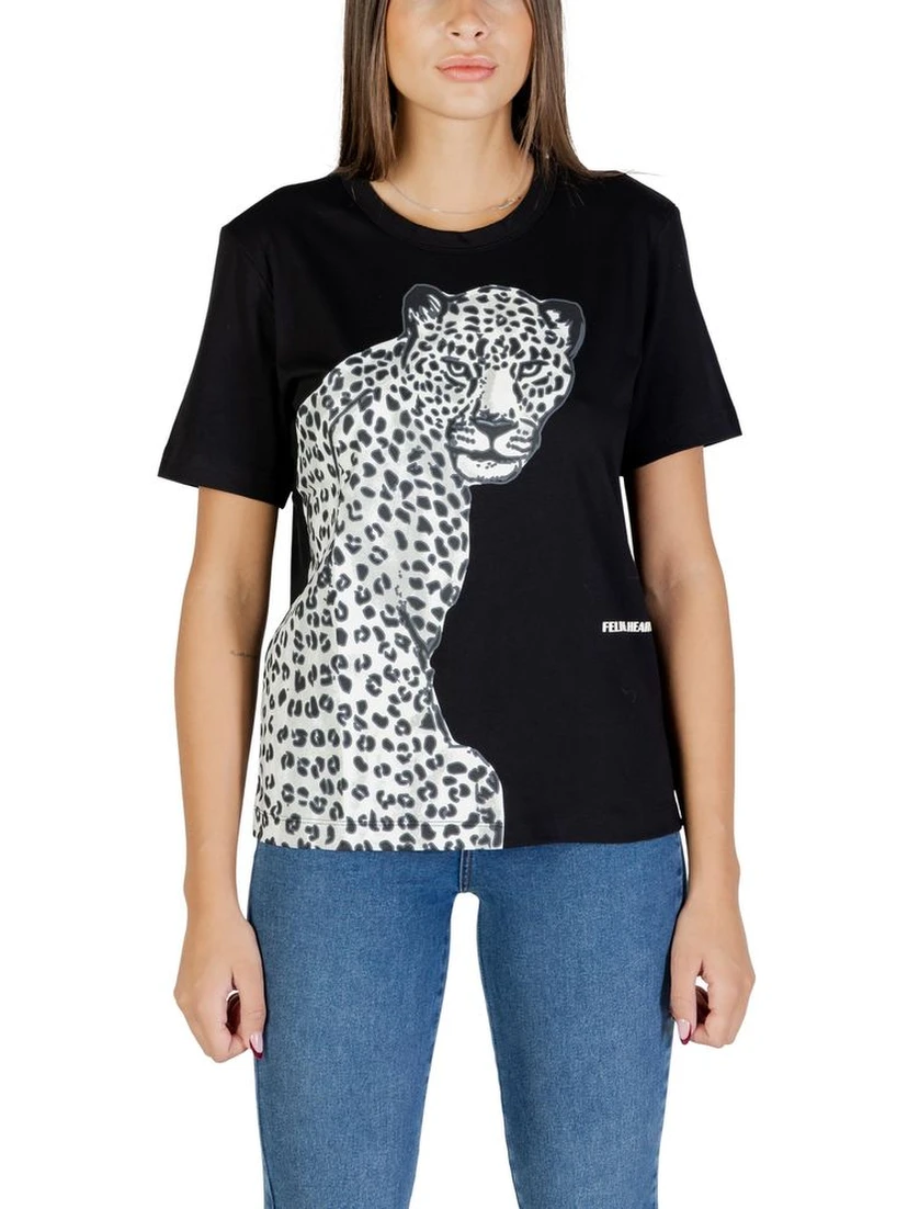 Black Cotton T-Shirt