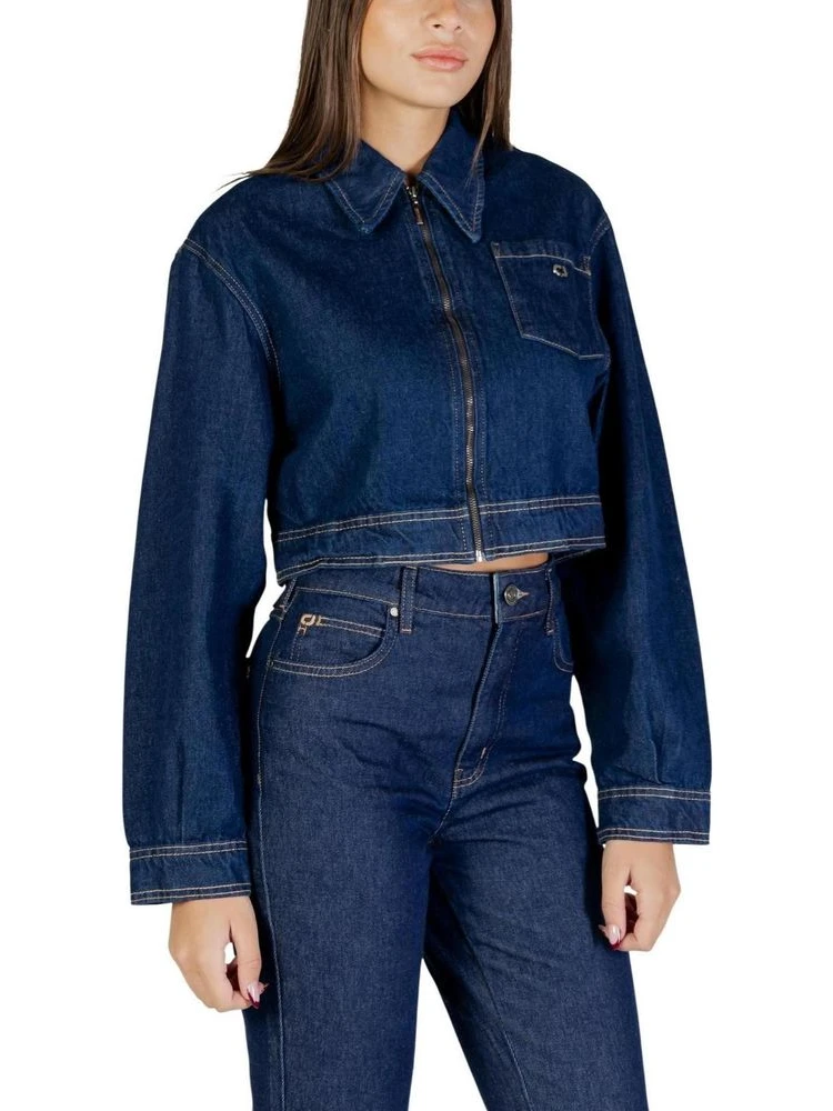 Blue Cotton Denim Jacket alternative