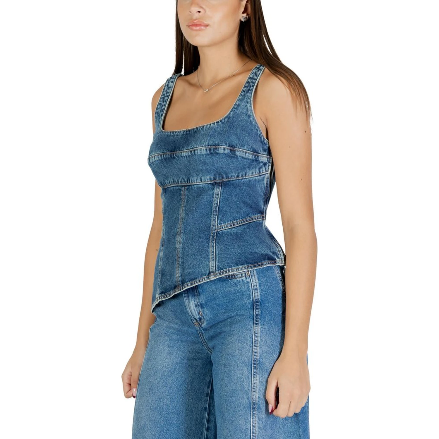Blue Cotton Top