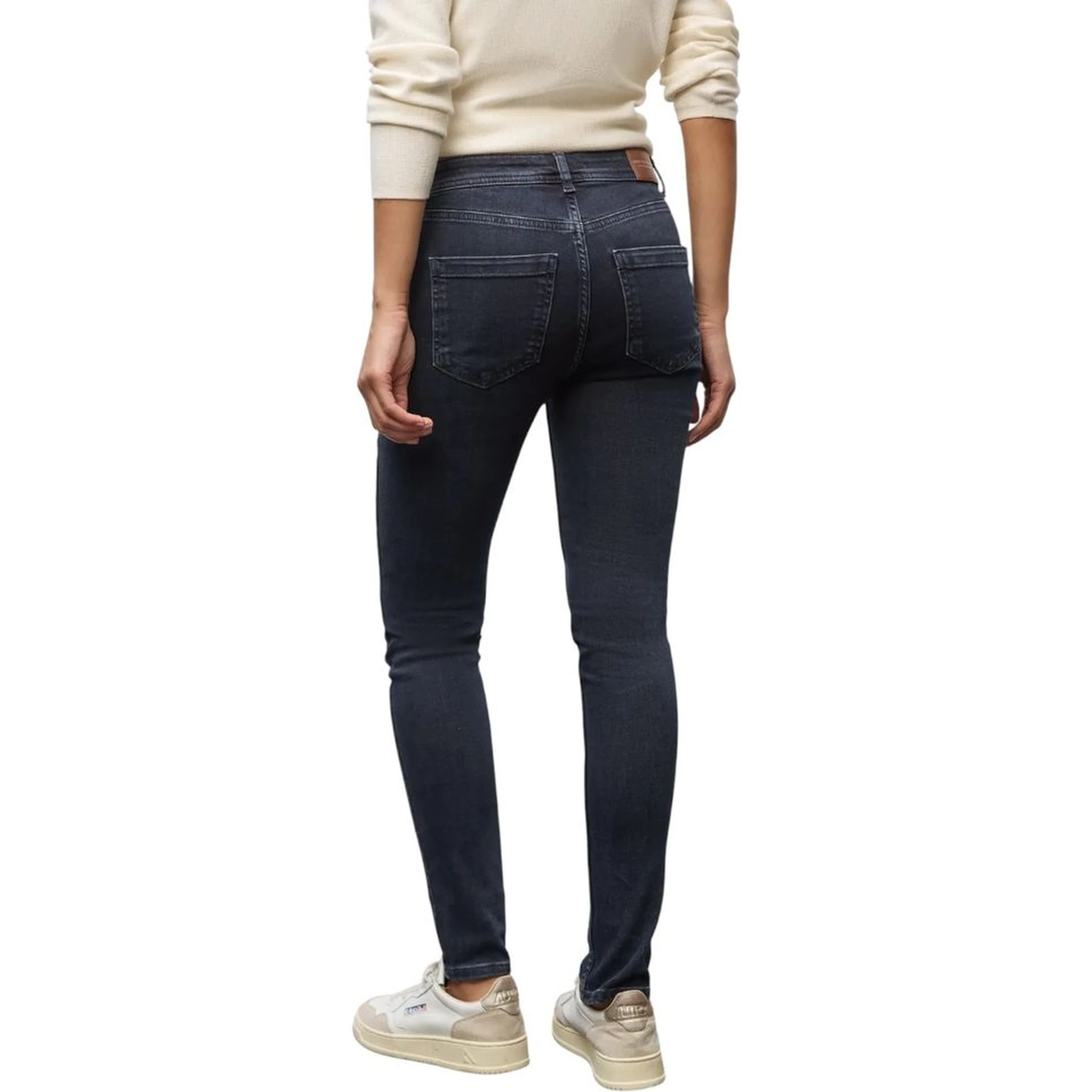 Blue Cotton Skinny Jeans