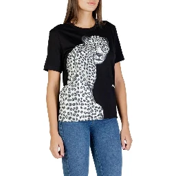 تيشيرت قطني أسود