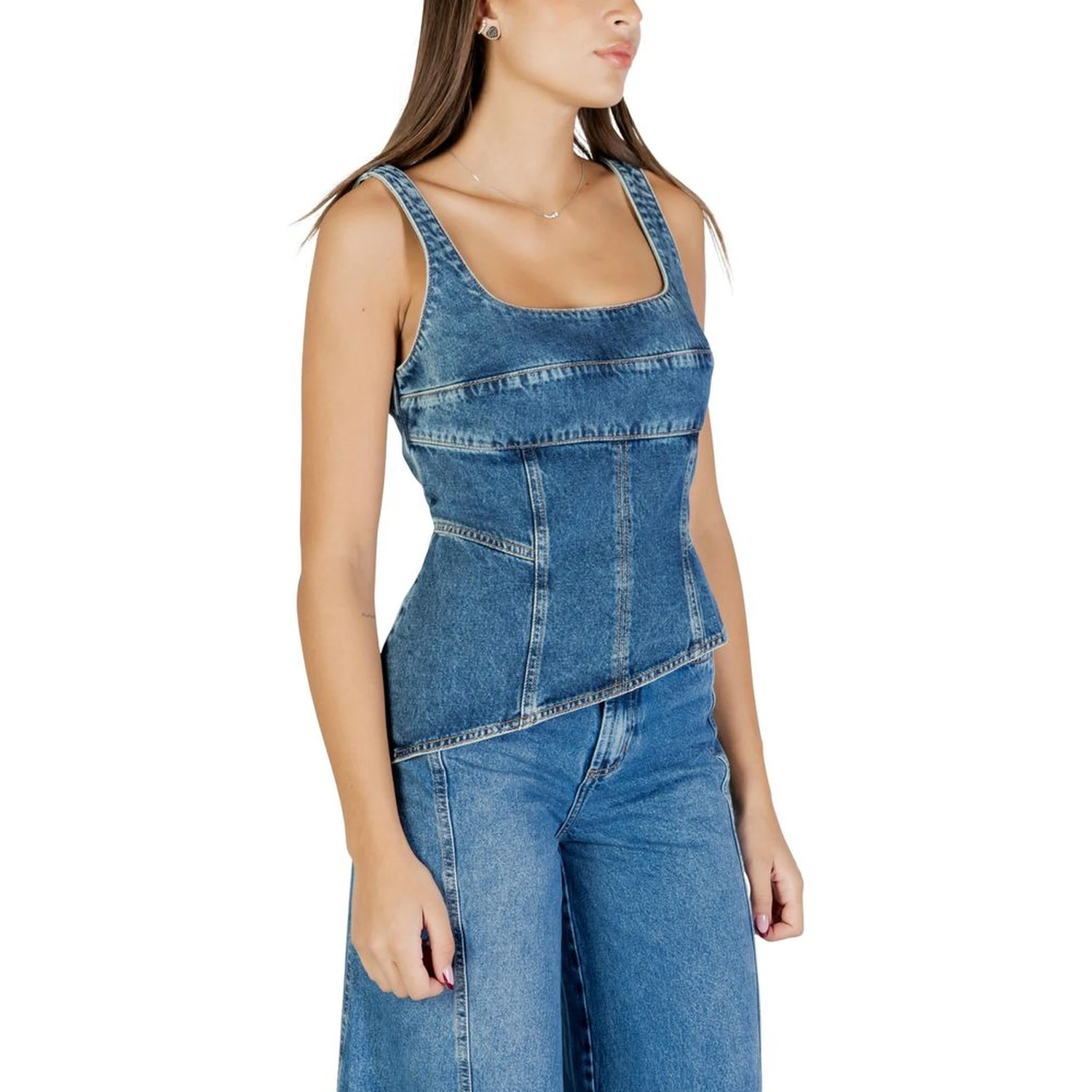 Blue Cotton Top