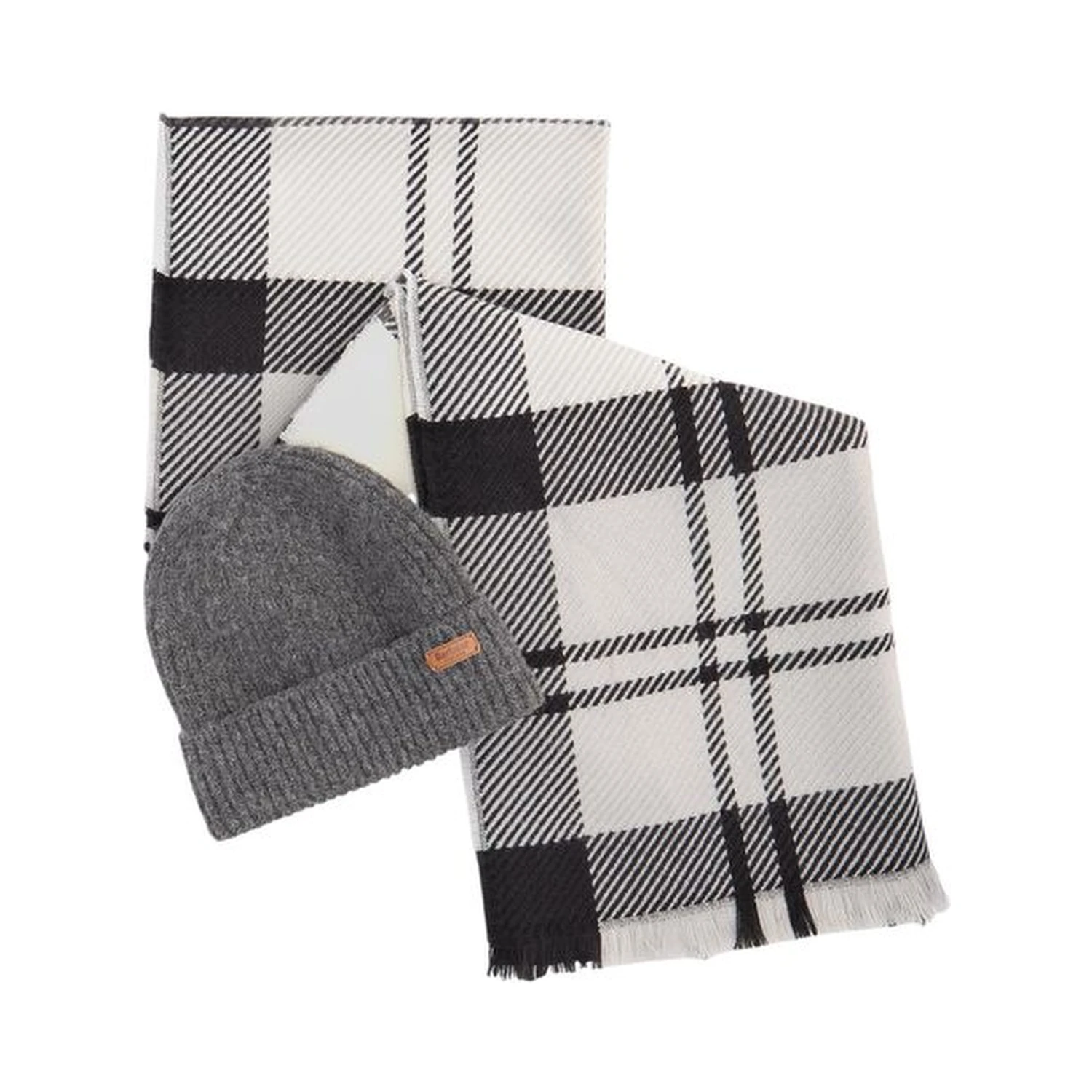 Gray Polyester Beanie