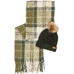 Green Polyester Beanie