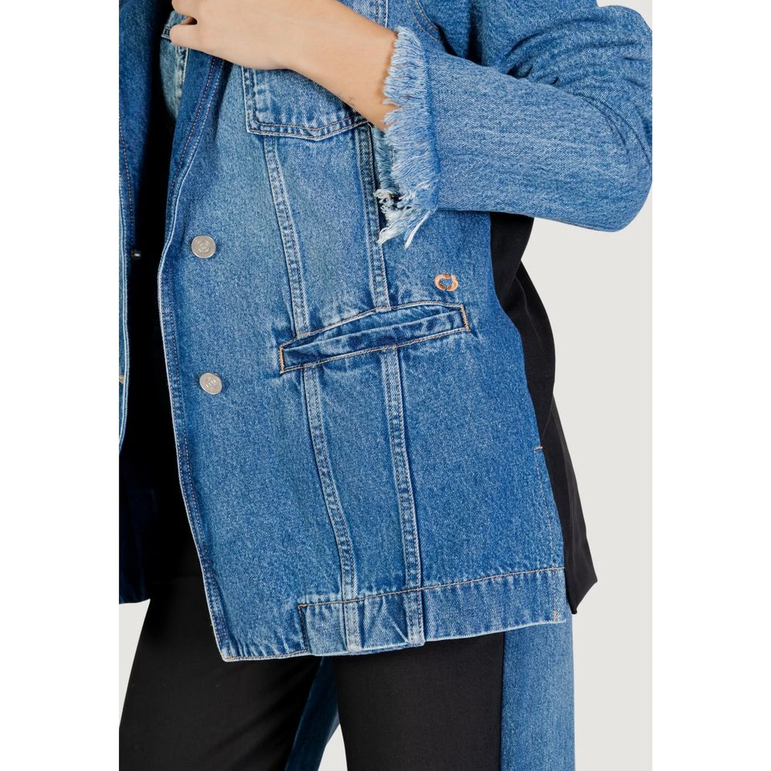 Blue Cotton Blazer