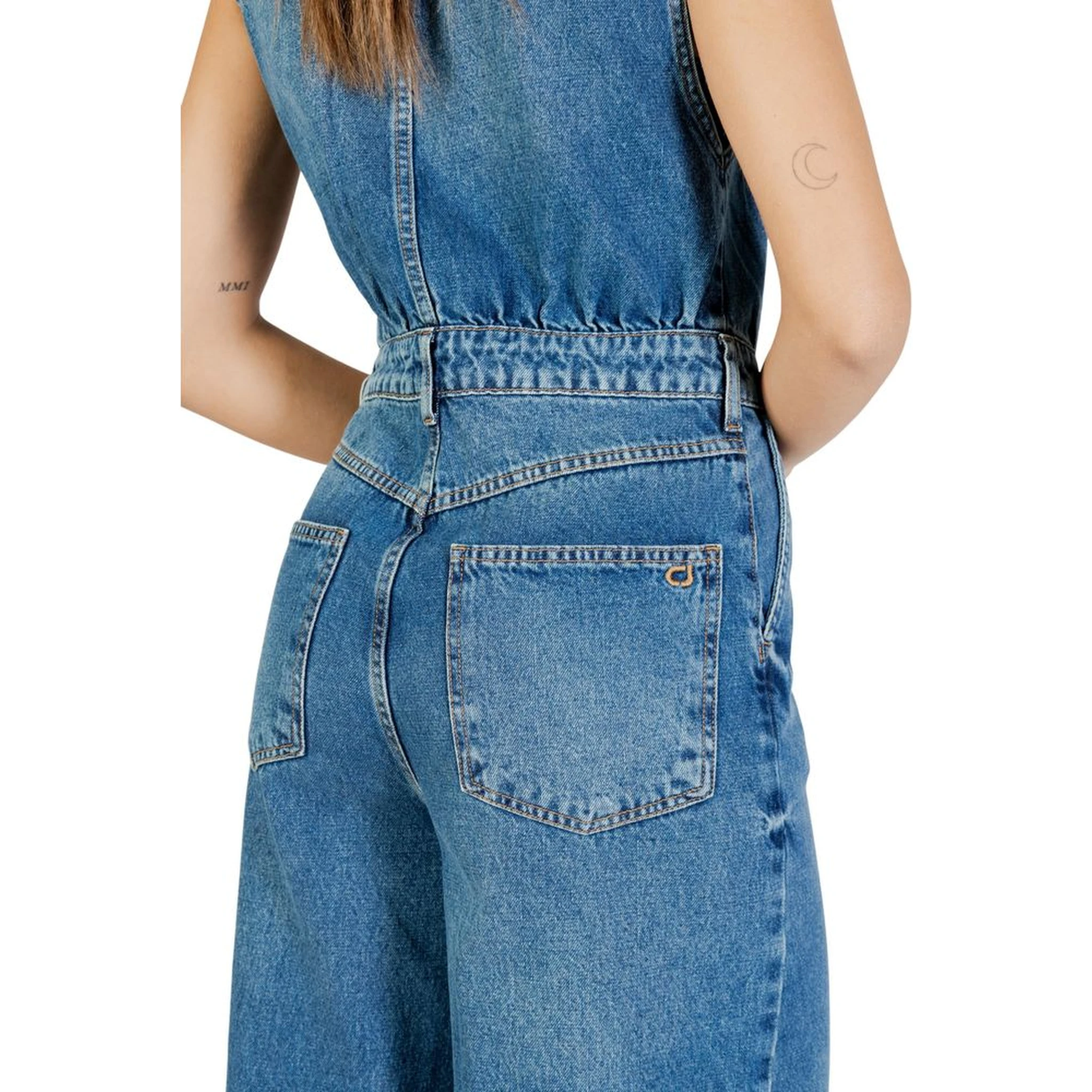 Blue Cotton Jumpsuit