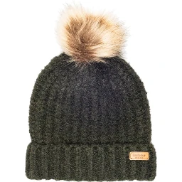 Green Polyester Beanie