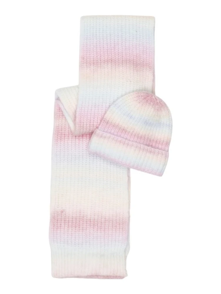 Multicolor Marabou Beanie