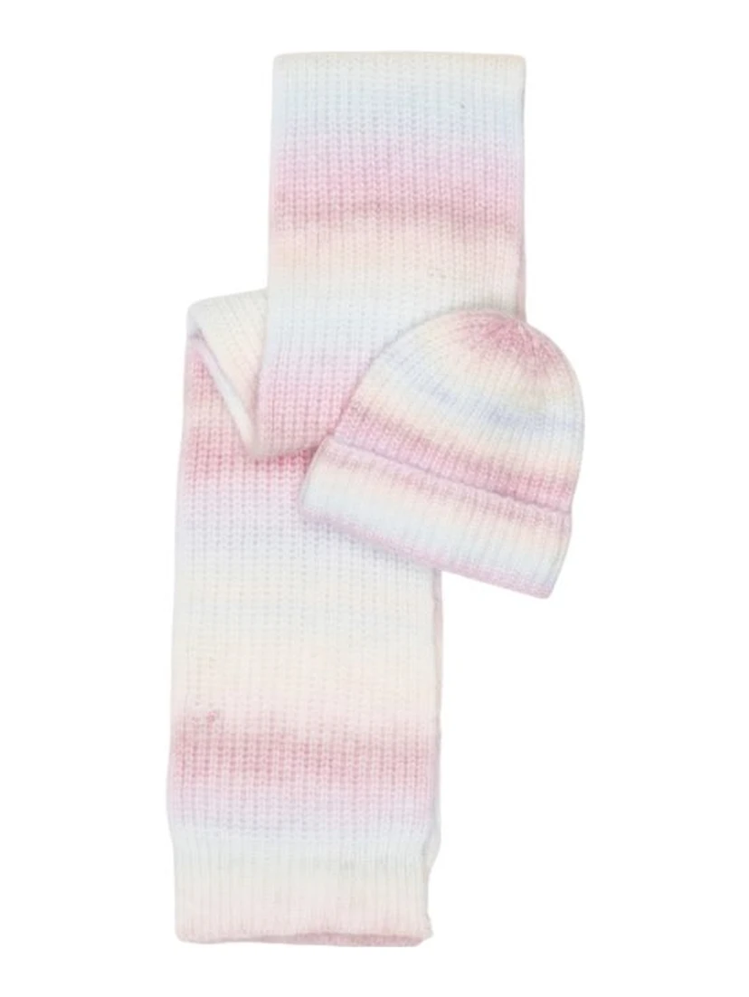 Multicolor Marabou Beanie