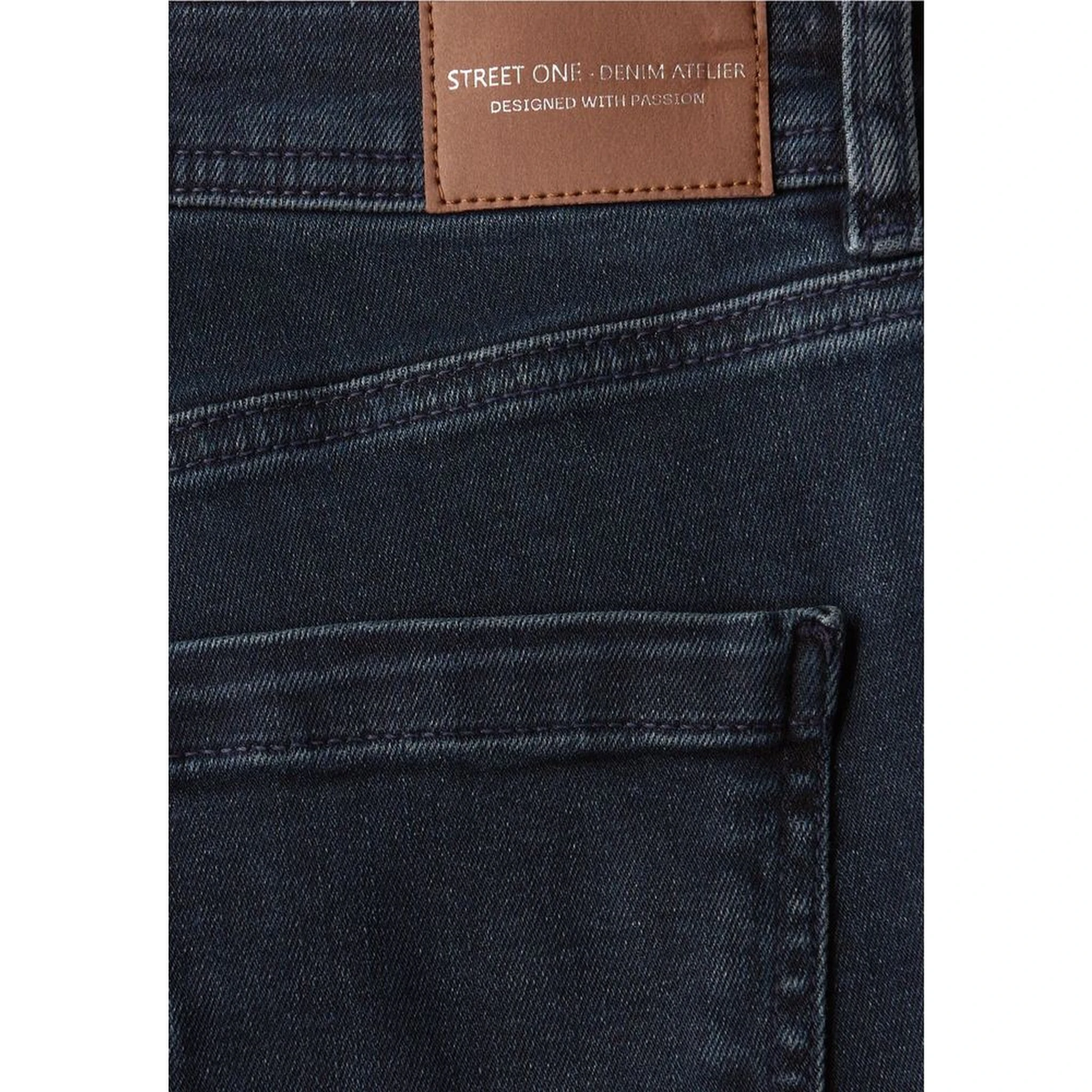 Blue Cotton Skinny Jeans