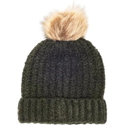 Green Polyester Beanie