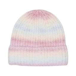 Multicolor Marabou Beanie