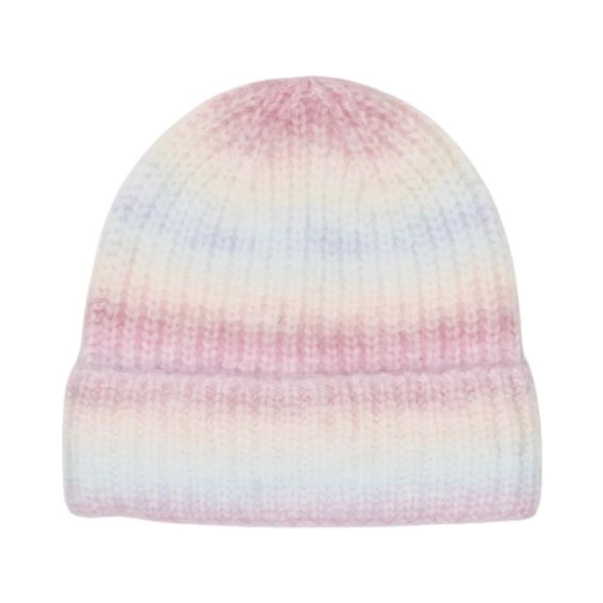 Multicolor Marabou Beanie