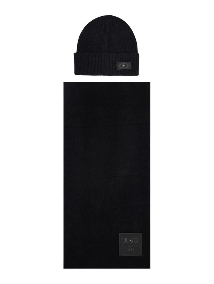 Black Polyester Beanie