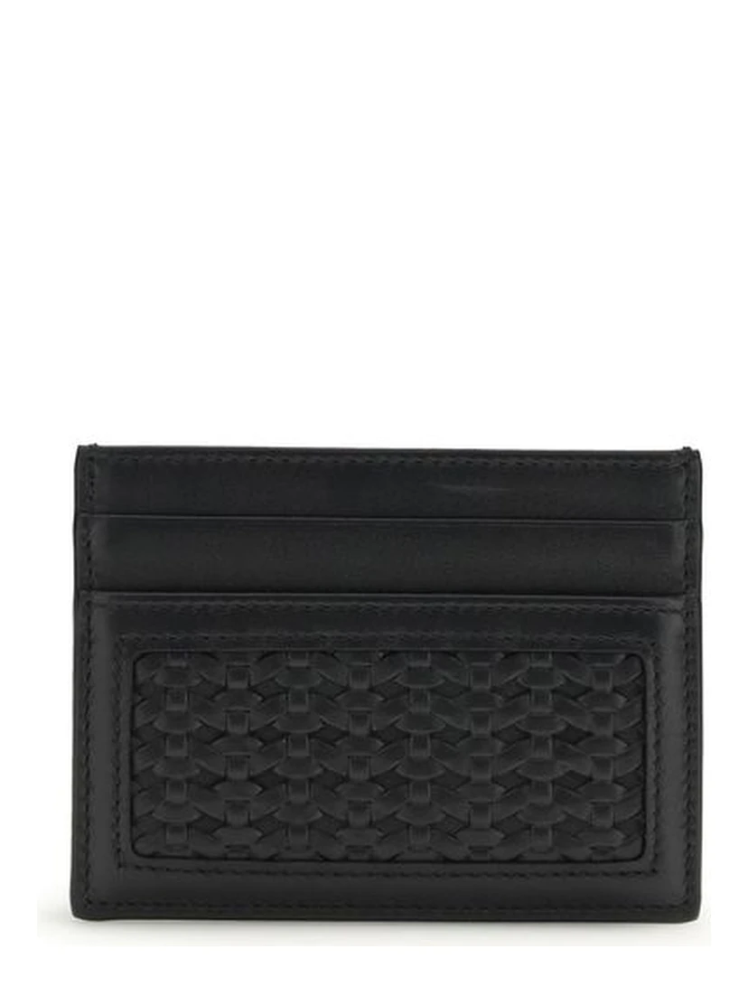 Black Cotton Wallet